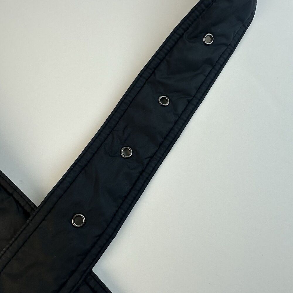 Burberry Brit Polyester Puffer Coat REPLACEMENT Belt Black Silver Buckle 52" - Picture 3 of 6